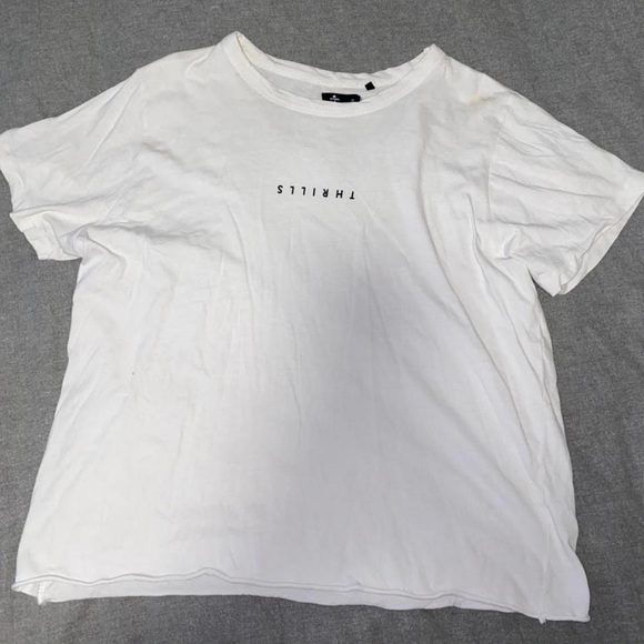 Thrills Tops - White T-shirt
